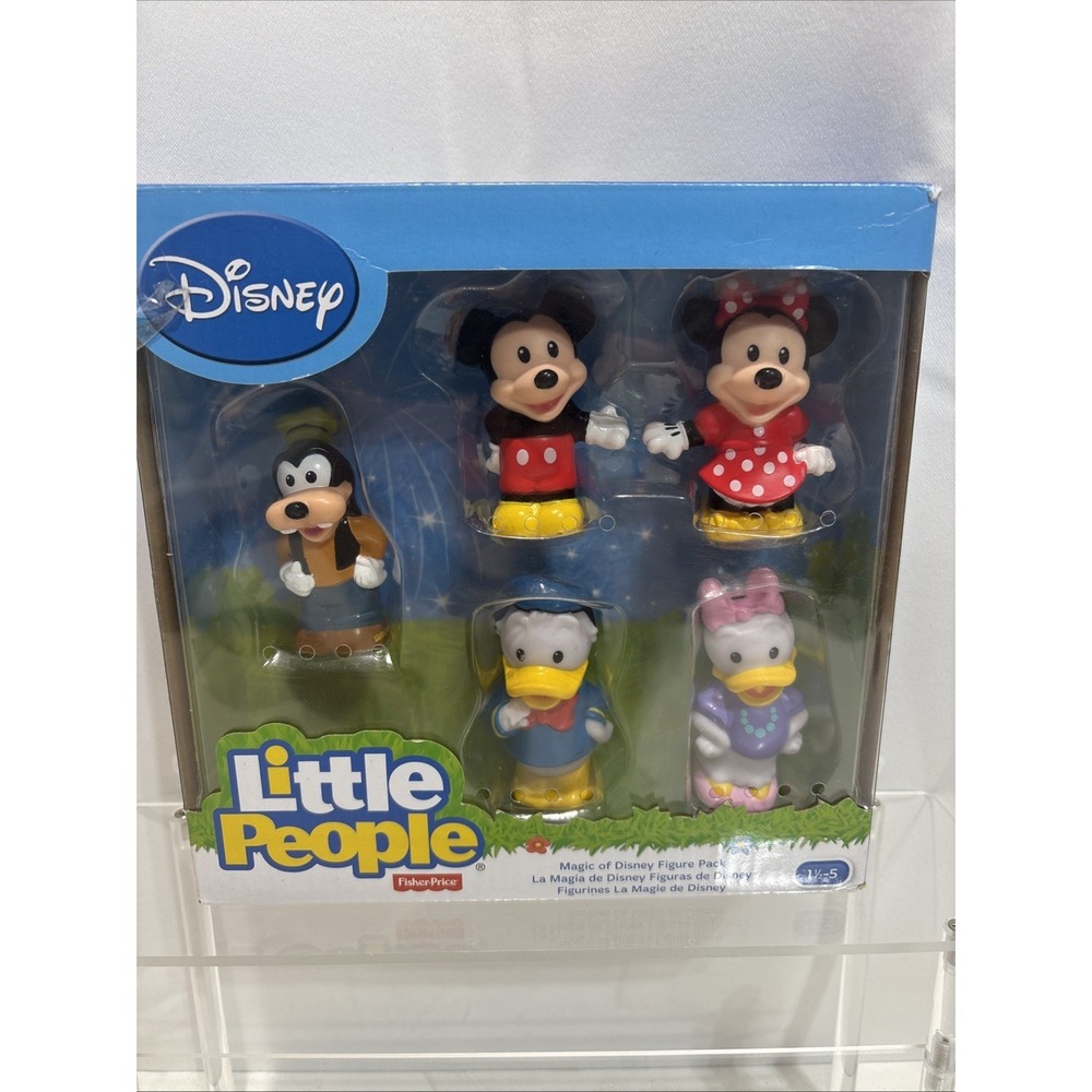 Fisher Price Little People Magic Of Disney 5 Figure Pack NIB 2016 Mickey Friends